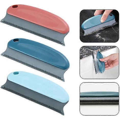 Brosse de nettoyage multifonctionnelle pour canapé, lit, tapis, meubles, brosse anti-poussière, brosse pour enlever les poils d'animaux et les vêtements (1/2)