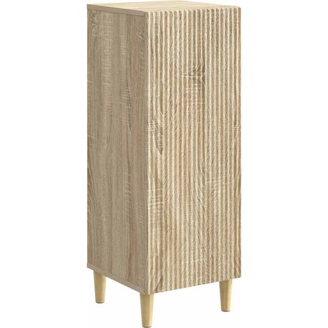 Aparador Roble Sonoma 33 x 34,5 x 90 cm Madera de Ingeniería vidaXL