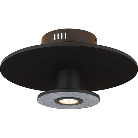 Globo - plafón - CARTER - negro - metal - Ø 38cm - LED - 15647SD (1/5)