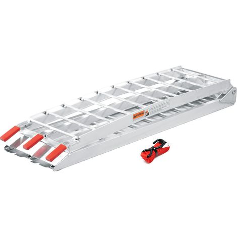 Rampa di carico 226cm ripiegabile in alluminio per moto e quad fino a 680 kg (1/5)