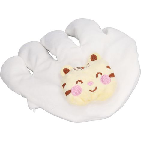 Baby-Beruhigungskissen 23x24cm Anti-Schreck-Kissen verhindert Springen Ungebunden Warmes Weiches Baby-Beruhigungskissen für den Schlaf Tiger (Linke Handfläche) (1/5)