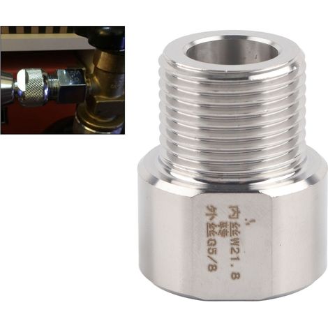 Raccord Adaptateur de Régulateur CO2 pour Bouteille en Acier ou Aluminium Passage Métrique à Filetage Impérial W21.8 vers G5/8-AUTRES (1/5)