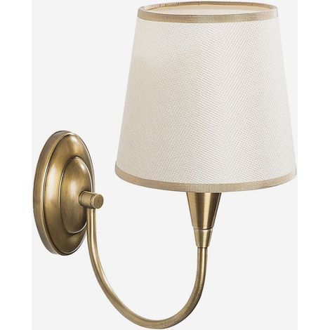 Wandleuchte aus Metall und Stoff Pardo (1/5)