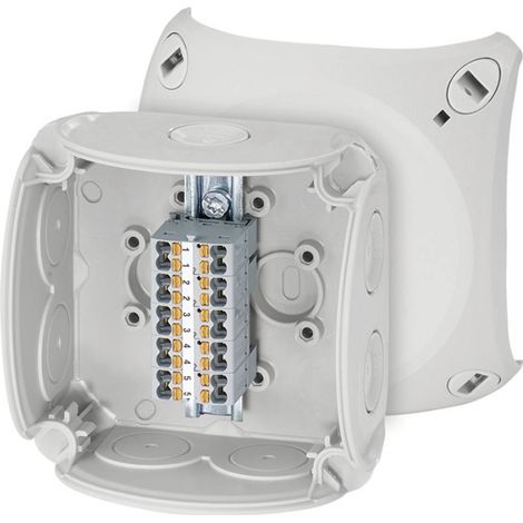 Hensel 62000294 Scatola di derivazione senza alogeni, piombabile, resistente alle intemperie (L x L) 93 mm x 93 mm 1 pz