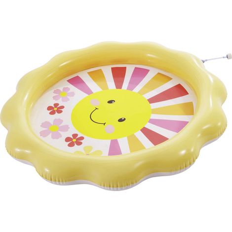 La Intex Sunny rays spray pool, con spruzzatore d'acqua integrato e design allegro del sole, offre un divertimento ri (1/3)