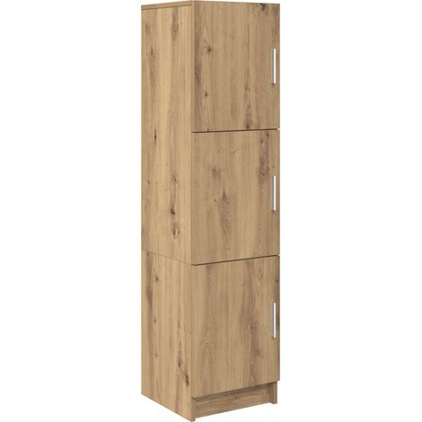 Buffet Haut Armoire Chêne artisanal 31.5 x 32 x 122.5 cm (1/5)