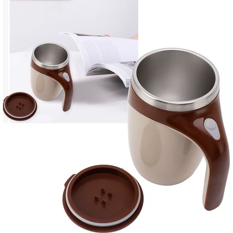 Tasse à café magnétique entièrement automatique, tasse à café en acier inoxydable (1/5)