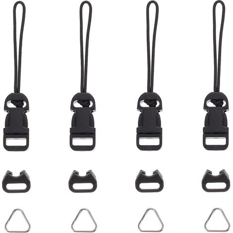 eurs à Dégagement Rapide Facile à Installer 8 Pièces Matériau Abs et Corde pour Sangle D'appareil Photo pour Accessoires de Photographie (1/5)