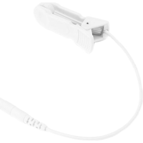 Câble de connexion électrode TENS 2.0mm avec pinces auriculaires pour appareil de massage numérique (1/5)