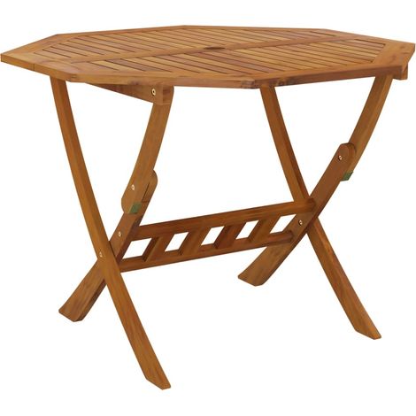 Maison Exclusive - Klappbarer Gartentisch 90x75 cm Massivholz Aka