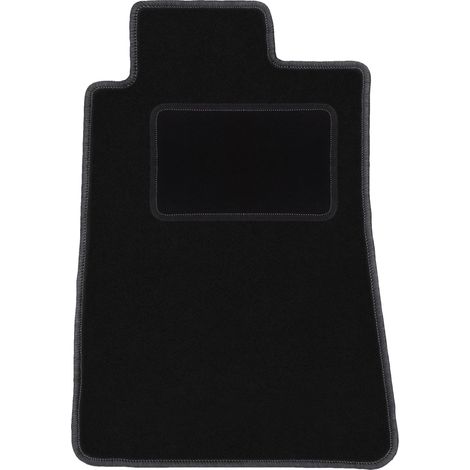 Alfombrilla de terciopelo para el conductor para: Mercedes C W202 familiar, sedán (1993-2000) negra (1/5)
