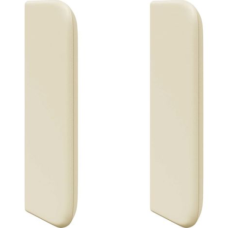 Orecchia della Testata Crema 40,5 x 40,5 x 4 cm PVC vidaXL