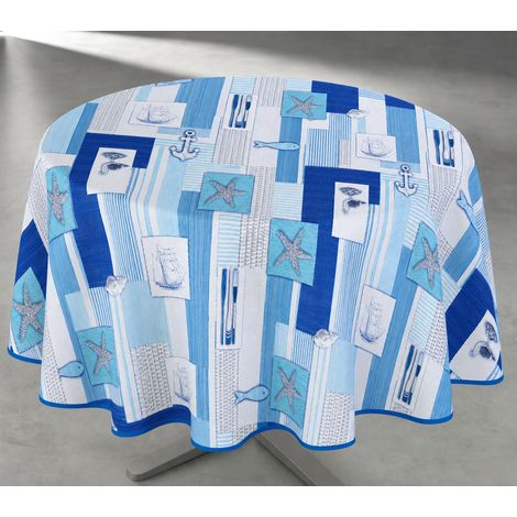Nappe Ronde Polyester ø160 Cm Anglet Sur Cintre Nappe Ronde Polyester ø160 Cm Anglet Sur Cintre - Access Deco