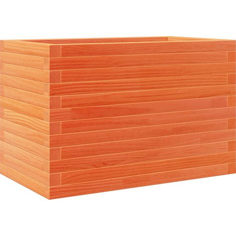 Maison Exclusive - Pflanzkübel Wachsbraun 70x40x45,5 cm Massivhol