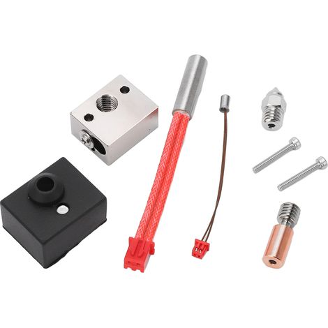 Bloc chauffant 24V 40W avec buse et tube bimétallique pour Ender 3 S1, kit de rechange haute température 300°C pour imprimante 3D. (1/5)