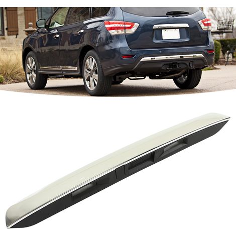 Übergroße Chromleiste für die Heckklappe des Nissan Pathfinder (2013–2021), Teilenummer 90810-9PG0A (1/5)