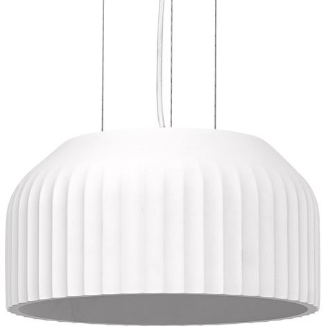 OSRAM Decor Plaster Routes Suspension décorative en plâtre, 300 mm, avec culot E27, IP20, blanc (1/5)