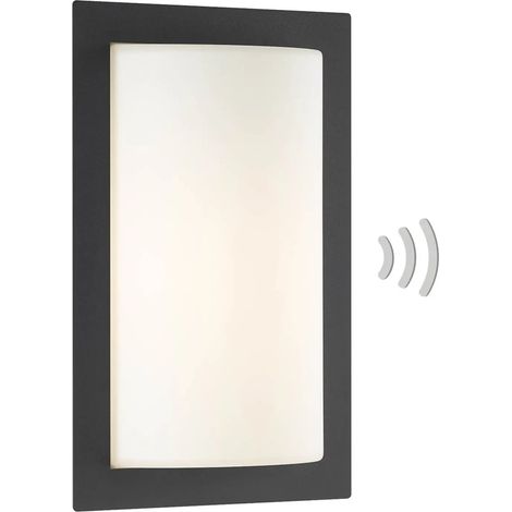 [GEBRAUCHT] B-Ware Lcd Außenwandleuchte Wandlampe Bewegungsmelder Luis Graphit Dämmerungssensor