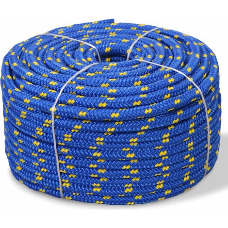 Bootsseil Polypropylen 6 mm 100 m Blau