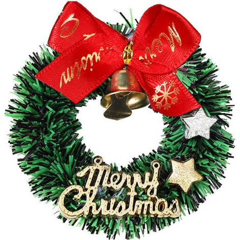 Guirlandes de Noël  12 Mini en plastique, décorations artificielles pour sapin, sans plumes ni piles, pour Noël, le Nouvel An et les fêtes d'hiver (1/4)