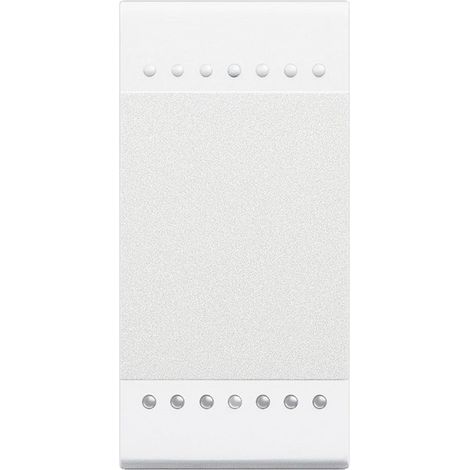 Conmutador Livinglight 16A borne auto 1 módulo Blanco N4003A (1/2)