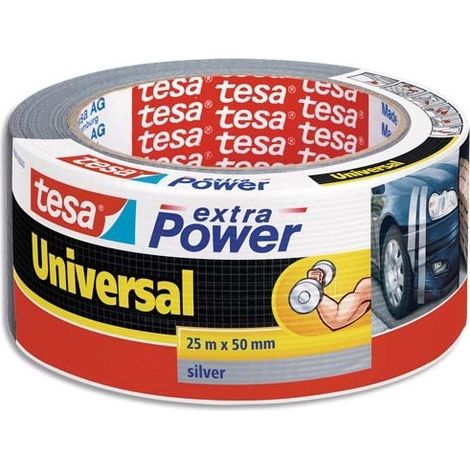 TESA EXTRA POWER LOT DE 6 RUBANS ADHÉSIFS UNIVERSEL GRIS