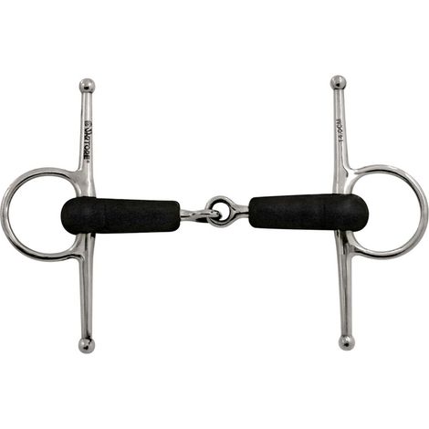 Filetto ad asta in gomma e acciaio inox snodato 21 mm