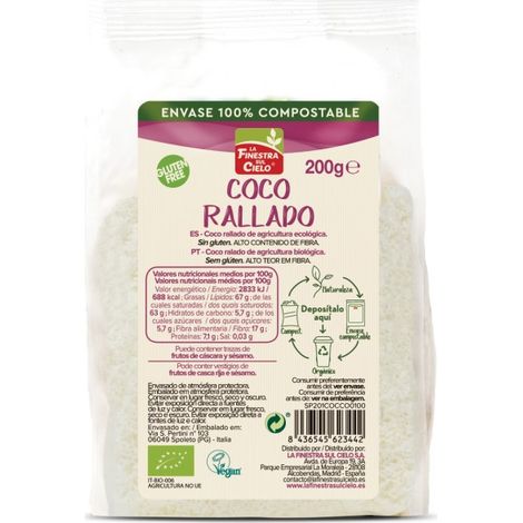 Coco rallado Bio 200g La Finestra