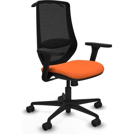 piqueras-y-crespo Sedia da ufficio ergonomica Mardos arancione