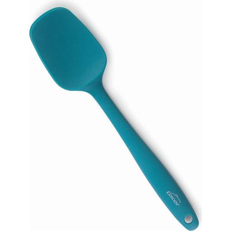 Cuillère de cuisine océanique, Cuillère en silicone, Ustensiles de cuisine, Poignée ergonomique, Antiadhésif, Résistant aux hautes températures, Lave-vaisselle, Longueur 27,5 cm (1/5)
