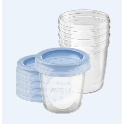 Philips Avent - Breast milk storage cup 180ml/6oz, 5 pcs