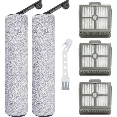Set di accessori di ricambio per aspirapolvere Dreame H12 / H11 Core: rullo spazzola e filtro HEPA, 2 rulli spazzola di ricambio, 3 filtri di ricambio, 1 spazzola per la pulizia. (1/5)