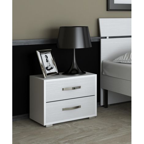 LINEA MODERN COMODINO 2C BIAN FRAS 43X52X36- 1,0 pz