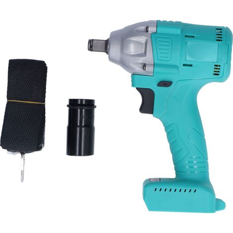 Clé à choc électrique sans fil sans balais, kit outil de vissage avec batterie lithium, pour menuiserie et bricolage, mandrin 1/2 pouce (1/5)