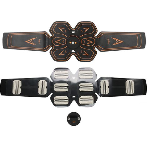 Stimulateur musculaire abdominal rechargeable USB, appareil de massage fitness pour entraînement des abdos (1/5)