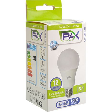 GOCCIA LED A60 12W 4000K 1080LM E27 A+