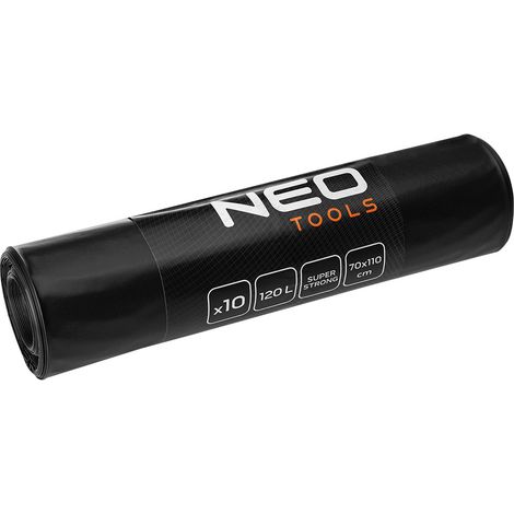 Bolsas de basura neo-tools 15-987 120 litros fondo doble