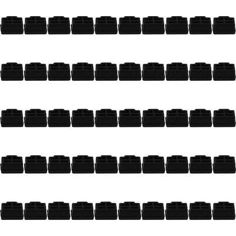 Bouchons Anti-poussière Protection Isolante et Statique Lot de 50 en Silicone pour Interface Rj45 pour Maison et Bureau (1/5)