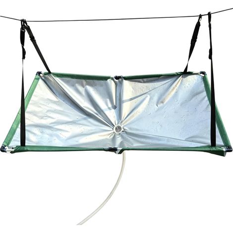 Bâche De Collecte d'eau De Pluie Extérieure, Collecteur d'eau Pluies Suspendu avec Tuyau De Vidange De 1 M, Système De Récupération De Eau De Pluie Portable pour Jardin Camping-Car Terrasse Collecte (1/5)