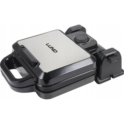 Piastra per waffle Toya Lund 68016 nero 1200 W antiaderente (1/2)