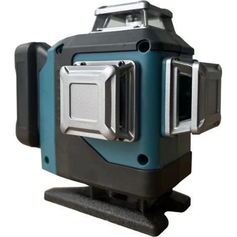 Niveau Laser Chantier Autonivelant 360° x 4, Niveaux 4D 16 Lignes Laser, Autonivellement et Mode Pulsé Extérieur, 2 x Batterie (1/4)