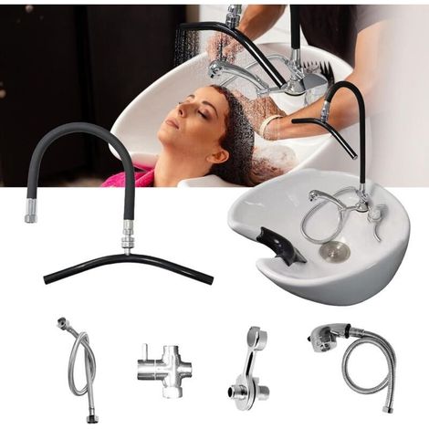 System Of Shower Therapeutic For Spa, For The Washing Of Hair Interface Round Massage Of The Head Therapie Spa Cascade Shower Shampoingaccessoire For Living room Of Beauty And Home (1/5)