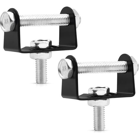 support de feux additionnel moto 33mm support de montage pour motos tout-terrain moto vélo scooter noir (1/5)