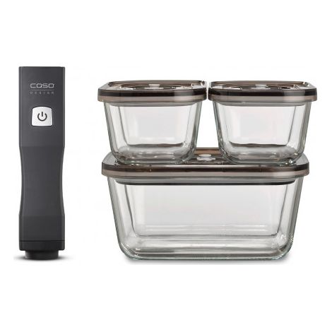Caso Vacu OneTouch Eco-Set aparato de envasado al vacío negro
