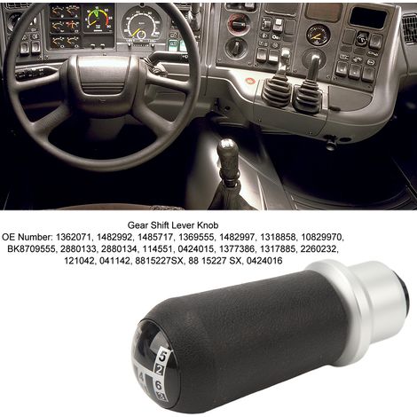 Pomello del cambio manuale con punta adattatrice per Scania serie 3 e 4 - Ricambio compatibile (1/5)