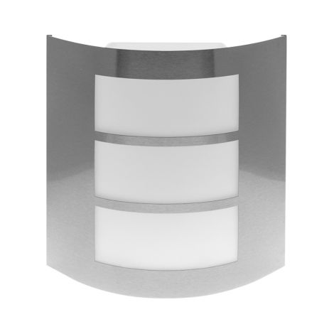 Lampe Appliquer Joanes 1xe27 Acier inoxydable 20x25 FABRILAMP.