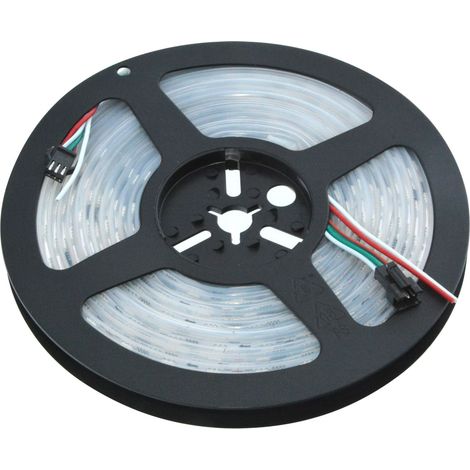 Ruban LED intelligent IC RGB 12V DC - 14,4 W/m - IP65 - 60 LED/m (1/5)