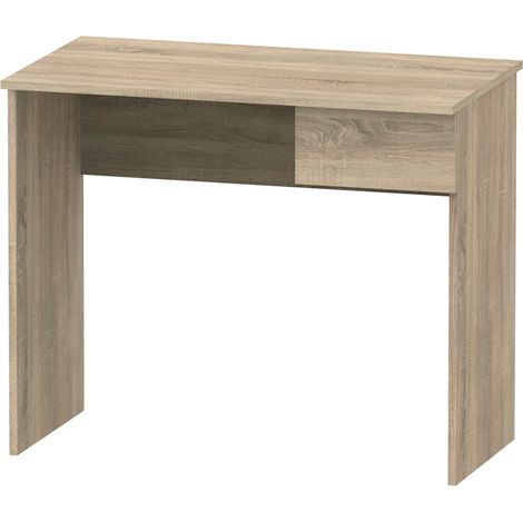 Bureau avec tiroir coloris Cambrian - Hauteur 75 x Longueur 90 x Profondeur 50 cm -PEGANE- (1/4)