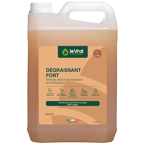 Nettoyant dégraissant professionnel 5L – Formule concentrée pour secteurs alimentaires et industriels – Désinfecte toutes surfaces lavables – Action Pin (1/7)