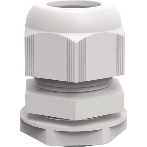 Presse-câble IP68 avec écrou M20 gris (1/4)
